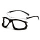 Pyramex Safety SB9310STM Proximity - Black frame/ Clear H2MAX anti-fog lens Safety Glasses