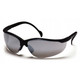 Pyramex Safety SB1870S Venture II - Black Frame/Silver Mirror Lens Safety Glasses