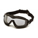Pyramex Safety GB6410SDT V2G Plus - Black Frame/Dual Clear Anti-Fog Lens Safety Glasses