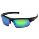 Pyramex Safety VGSB331 Venture Gear - Tensaw - Black Frame/ Green Mirror Polarized Lens Safety Glasses