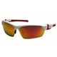 Pyramex Safety VGSWR351 Venture Gear - Tensaw - White Frame/ Sky Red Mirror Polarized Lens Safety Glasses