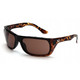 Pyramex Safety VGST918T Venture Gear - Vallejo - Tortoise Frame/Bronze Anti-Fog Lens Safety Glasses