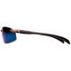 Pyramex Safety VGSB1165DB Venture Gear - Waverton - Black Frame/Ice Blue Mirror Lens Safety Glasses