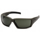 Pyramex Safety VGSG722T Venture Gear Tactical - Overwatch - OD Green Frame/Smoke Green Anti-Fog Lens Safety Glasses