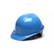 Pyramex Safety HP14162 SL Series Hard Hat - Light Blue-Standard Shell 4 Pt Ratchet Suspension