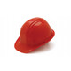 Pyramex Safety HP16120 SL Series Hard Hat - Red-Standard Shell 6 Pt Ratchet Suspension