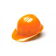 Pyramex Safety HP16141 SL Series Hard Hat - Hi Vis Orange-Standard Shell 6 Pt Ratchet Suspension