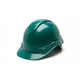 Pyramex Safety HP44135 Ridgeline Hard Hat - Green-Ridgeline Cap Style 4 Pt Ratchet Suspension