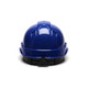 Pyramex Safety HP46160 Ridgeline Hard Hat - Blue-Ridgeline Cap Style 6 Pt Ratchet Suspension
