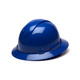 Pyramex Safety HP54160 Ridgeline Full Brim Hard Hat - Blue-Ridgeline Full Brim 4 Pt Ratchet Suspension