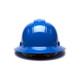 Pyramex Safety HP54160 Ridgeline Full Brim Hard Hat - Blue-Ridgeline Full Brim 4 Pt Ratchet Suspension
