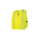 Pyramex Safety RV110 Safety Vest - Hi-Vis Lime - One Size Fits Most