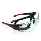 Radians OBL1-13 Obliterator Black/Red w/ Clear IQuity