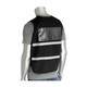 PIP 302-0500 ANSI Type R Class 2 Two-Tone Eleven Pocket Surveyors Vest with Solid Front and Mesh Back Orange