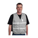 PIP 302-0650D ANSI Type R Class 2 Two-Tone Eleven Pocket Tech-Ready Mesh Surveyors Vest with Ripstop Black Bottom Front and "D" Ring Access Orange