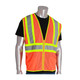 PIP 302-MV ANSI Type R Class 2 Value Two-Tone Mesh Vest Hi-Vis Orange