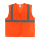 PIP 303-MVGZ4P ANSI Type R Class 3 Value Four Pocket Zipper Mesh Vest Hi-Vis Yellow