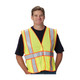 PIP 323-HSSP ANSI Type R Class 3 Two-Tone Hoodie Hi-Vis Yellow