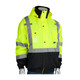 PIP 333-1770 ANSI Type R Class 3 Rip Stop Premium Plus Bomber Jacket with Zip-Out Fleece Liner and "D" Ring Access Hi-Vis Yellow