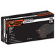 Global Glove 800F - Panther-Guard - Black 8 Mil Flock-Lined Long Cuff Nitrile Disposable Gloves