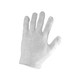 Global Glove L100 - Bleached White Lightweight Cotton Gloves (GGLL100)