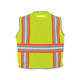 Global Glove GLO-077 - FrogWear HV - High-Visibility Photoluminescent Surveyors Safety Vest