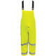 Global Glove GLO-1700 - FrogWear HV - High-Visibility Yellow/Green Rain Bibs