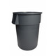 Janico 1055GY 55 Gal. Round Garbage Container