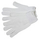 MCR Safety 9630XSM 10 Gauge String Knit, 100% White Stretch Nylon, Hemmed