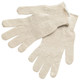 MCR Safety 9634S 7 Gauge Economy Weight String Knit, Natural Cotton/Polyester, Hemmed