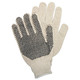 MCR Safety 9650XSM 7 Gauge Regular Weight, Natural Cotton/Polyester, PVC Dots 1 Side