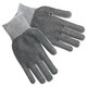 MCR Safety 9662SM Cotton / Polyester, gray with black pvc dots on 2 sides