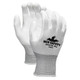 MCR Safety 9665XXS 13 Gauge White Nylon Shell, White PU Palm & Fingers