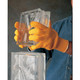 MCR Safety 9675S Honey Grip, Orange Acrylic/Polyester Blend, PVC Honeycomb Criss-Cross
