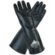 MCR Safety CP14S Butyl Rubber 14 mil Smooth Finish, Gauntlet Rolled Cuff, 14" Length