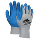 MCR Safety FT300S FlexTuff 10 Gauge Gray Cotton/Polyester, Blue Latex Palm and Fingertips