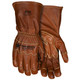 MCR Safety MU3624GKM Â“Mustang UtilityÂ” Driver, Grain Goat Dbl Palm, Kevlar lined, Kevlar Sewn, Wing Thumb, Gauntlet cuff