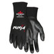 MCR Safety N9674S Ninja X -15 Gauge black Nylon/Lycra blend, black bi-polymer palm and fingertips