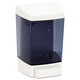 Impact IMP9346 ClearVu Plastic Soap Dispenser, 46 oz, 5.5" x 4.25" x 8.5, White