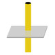Savety Yellow SYP-DWGR-BURY 6" X 84" Direct Bury Bollard For Rotating Dock/Driveway Gate