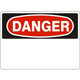 Safehouse Signs D-110323 Danger Blank - Danger Sign, 7X10, Plastic (.040)