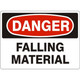 Safehouse Signs D-260241 Falling Material - Danger Sign, 14X20, Aluminum (.040)