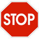 Safehouse Signs FD-9901 Stop Floor Decal, 17”, Anti-Slip