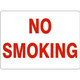 Safehouse Signs G-485631 No Smoking - Red On White , 10X14, Aluminum (.040)