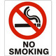 Safehouse Signs G-486021 No Smoking  With Smoking Picto, 10X7, Aluminum (.040)