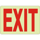 Safehouse Signs GL-168123 Exit Sign Glow, 7X10, Plastic Glow