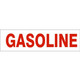 Safehouse Signs PD-3605 Gasoline Pressure Sensitive Decal, 2.25X9, Adhesive Vinyl