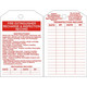 Safehouse Signs VT-206 Fire Extinguisher Recharge And Inspection Tags, 6X3, Rigid Vinyl