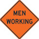 Safehouse Signs W21-1HIA27 Men Working - Construction Traffic Sign, 36, Aluminum (.080) Hip Reflective