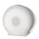 Palmer RD0026-03 Single 9" Jumbo Tissue Dispenser w/ 3 3/8" core only White Translucent